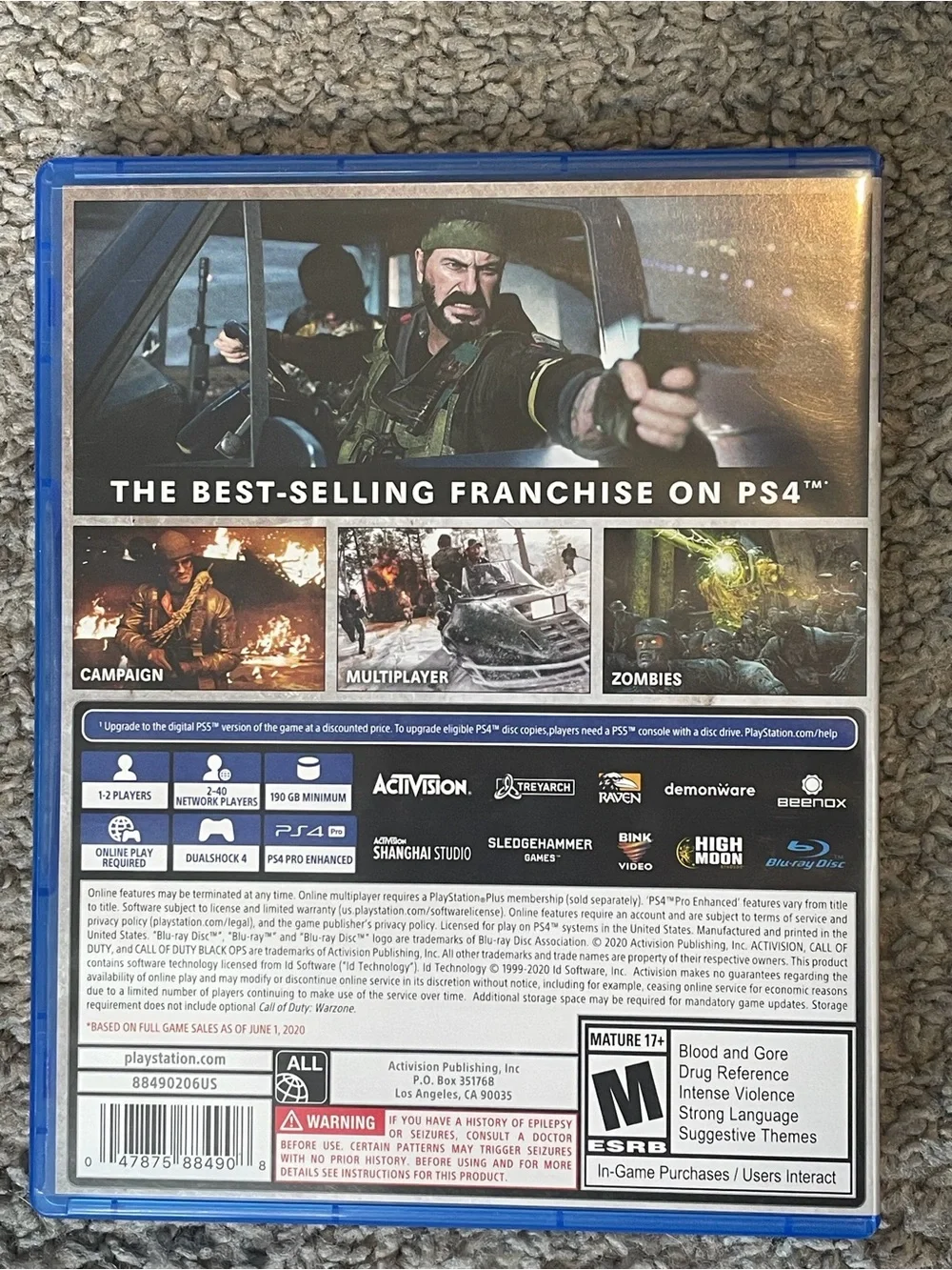 Call of Duty Black Ops Cold War PS4 Video Game